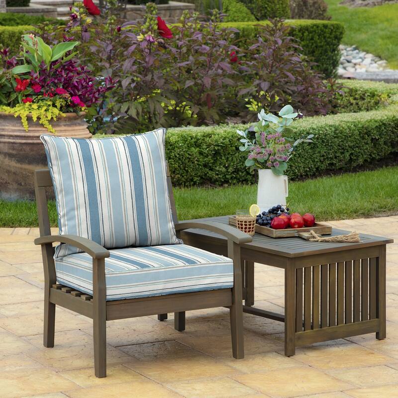 ARDEN Outdoor Foam Deep Seat Cushion Set, 22 in x 24 in