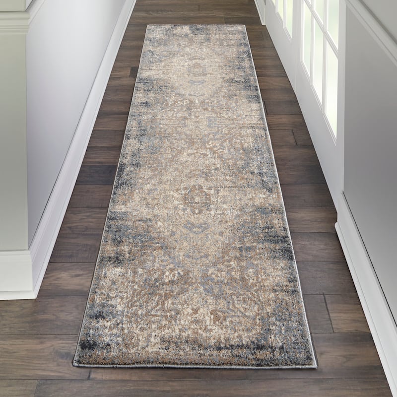 Moroccan Celebration Geometric Medallion Area Rug