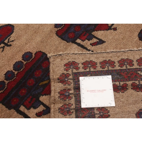 3'3 x 4'11 329634 Red Area Rug eCarpet Gallery Bordered 