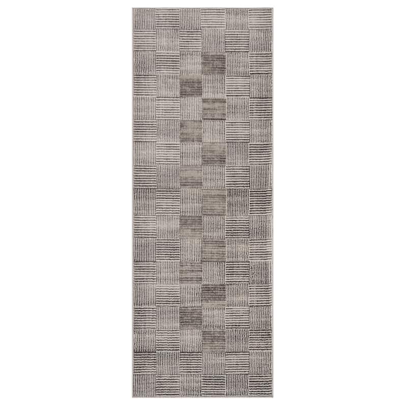 Gertmenian Flora Transitional Casual Modern Soft High-Low Polypropylene Polyester Indoor Area Rug Collection