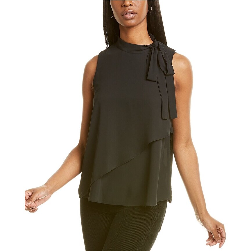 Vince Camuto Tie Neck Top Overstock 33016506