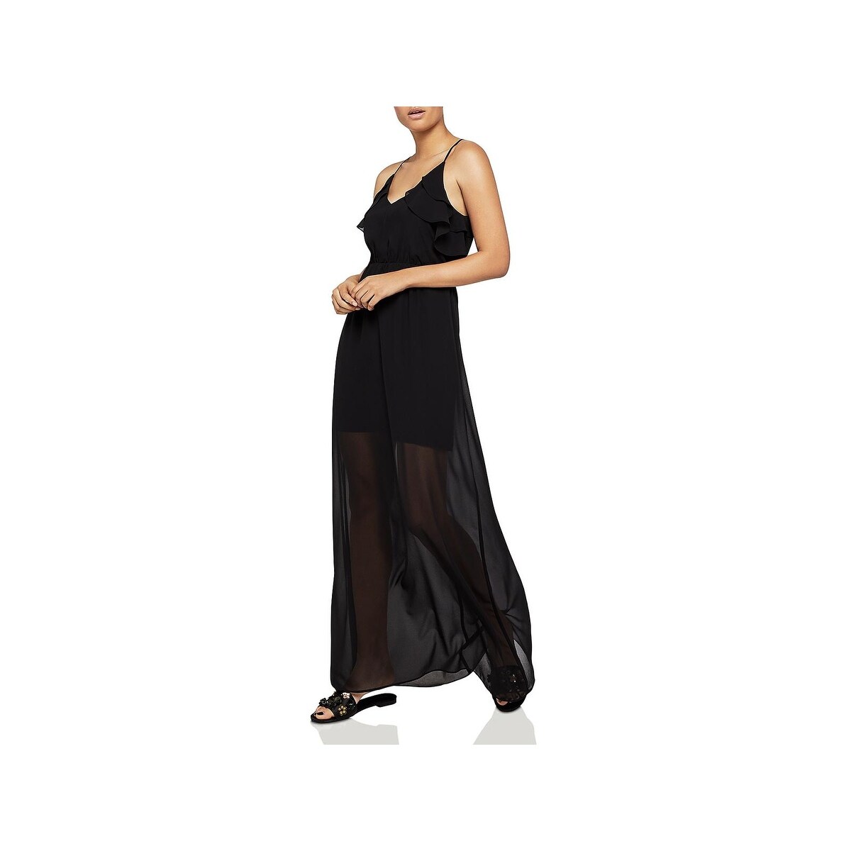 bcbgeneration tiered ruffle dress