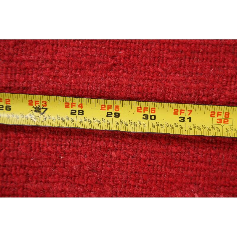 Abstract Nepalese Vegetable Dye Oriental Area Rug Handmade Wool Carpet - 6'0" x 9'0"