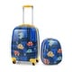 preview thumbnail 2 of 7, 2 Pieces Kids Luggage Set with Backpack and Suitcase for Travel - 20" x 13" x 8.5"(L x W x H)