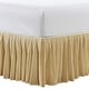 preview thumbnail 42 of 95, Serenta Pleated Bedskirt 18" Drop King - Marzipan