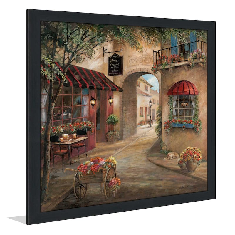 "Ginos Pizzeria" by Ruane Manning Print on Acrylic