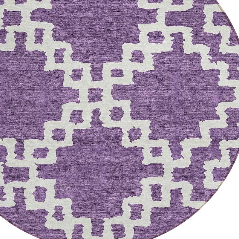 HomeRoots Geometric Transitional Rectangle Outdoor Rug