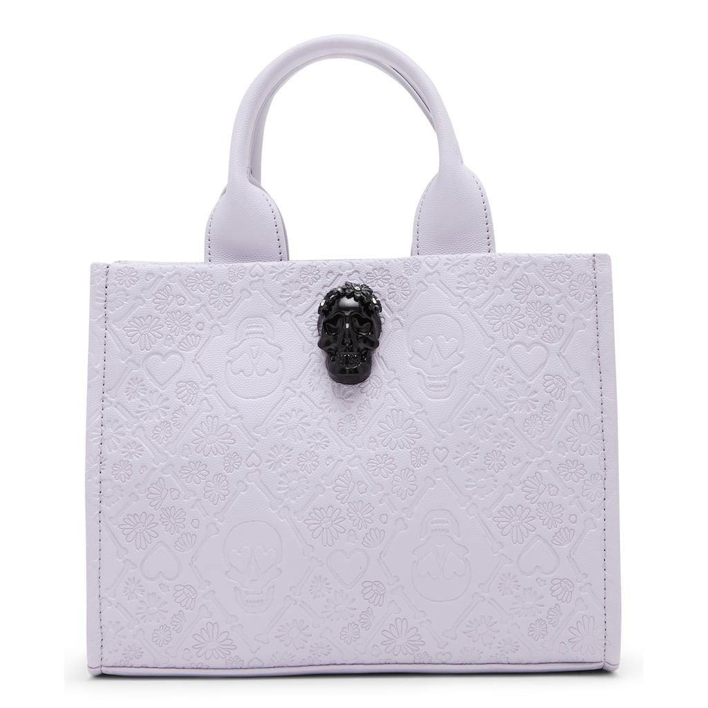 Betsey Johnson Embossed Crossbody Satchel Bag