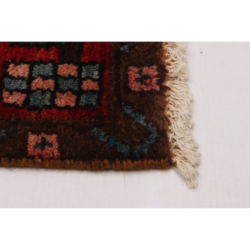 ECARPETGALLERY Hand-knotted Anatolian Vintage Red Wool Rug - 4'5 x 7'3