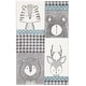 preview thumbnail 9 of 11, SAFAVIEH Carousel Kids Nevzeta Animal Rug 2' x 3' - Grey/Ivory - Rectangle