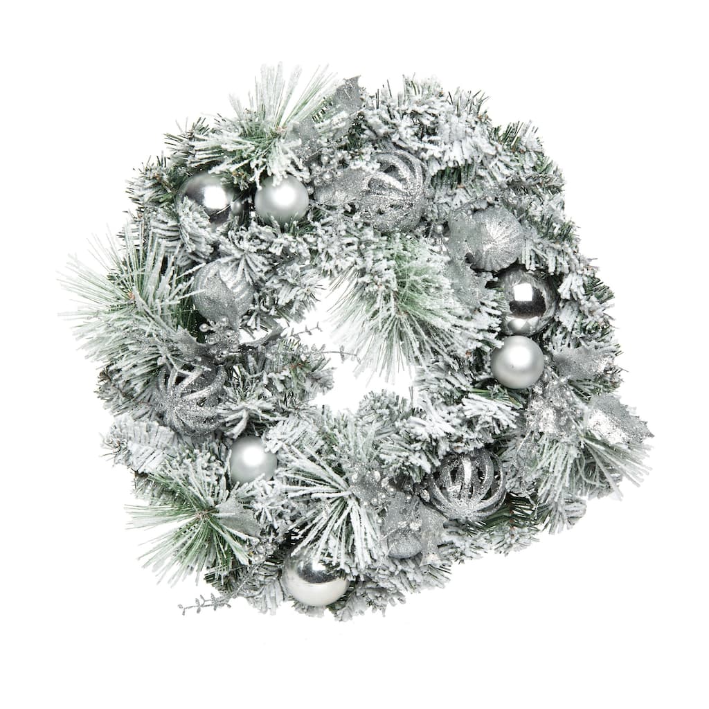 Transpac Artificial 24 in. Multicolored Christmas Holiday Wreath