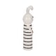 preview thumbnail 4 of 32, Ceramic Lines Bunny with Heart Figurine - White