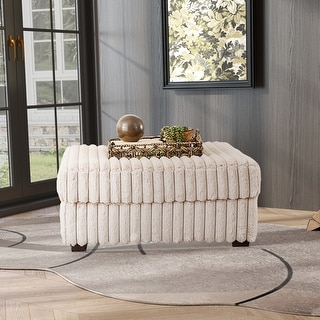 Roundhill Furniture Belvoir Accent Cocktail Ottoman