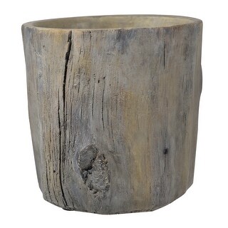 A&B Home Fillmore Natural Round Planter