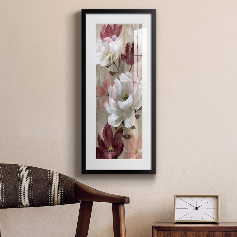 Fields of Burgundy Blush II-Premium Gallery Framed Print