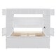 preview thumbnail 34 of 52, Modern Platform Bed with Integrated Cabinet and Drawers