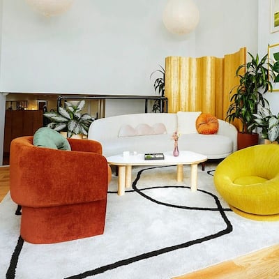 Baxter Abstract Modern Area Rug
