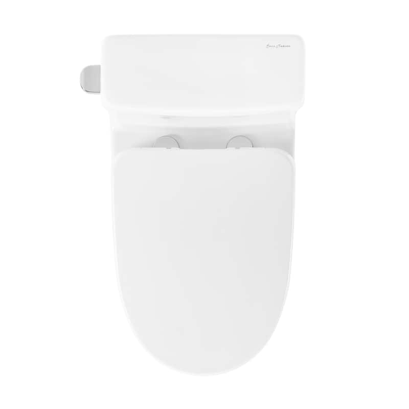 Malta Ii One-Piece Round Toilet Side Flush 1.28 Gpf - 24" x 14" 28.75"