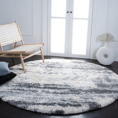 SAFAVIEH Fontana Shag Idalina Modern Abstract 2-inch Thick Rug