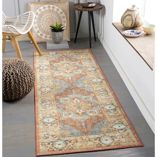 Livabliss Uttara Persian Machine Washable Area Rug