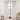 Off White Pinch Pleated Blackout Curtains 102 Inches Long Linen Blend Window Curtains