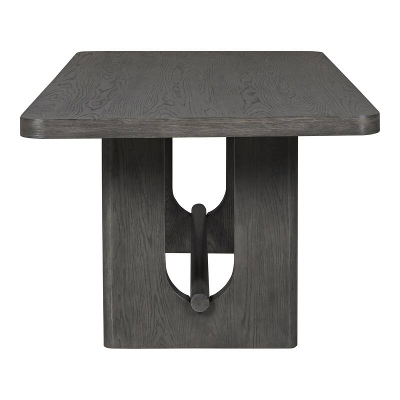 Furniture of America Piez Modern 5-Piece Solid Wood 80-inch Dining Set