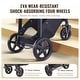 preview thumbnail 10 of 35, Oxford Aluminum Stroller with Bassinet and Adjustable Canopy - 35.4” L x 25.8” W x 43.9” H