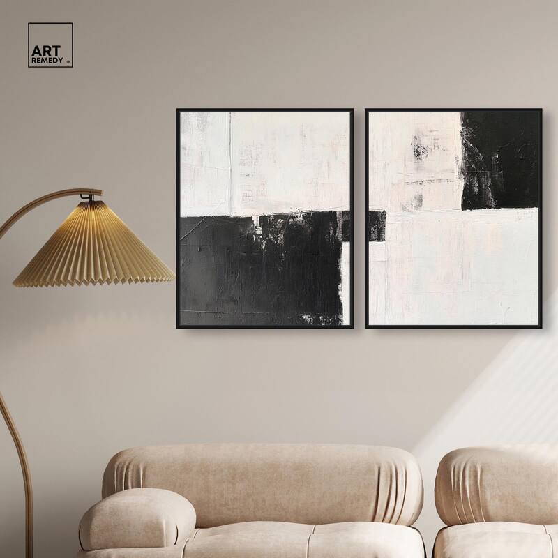 Shattered Symmetry II Canvas Set of 2 by Art Remedy
