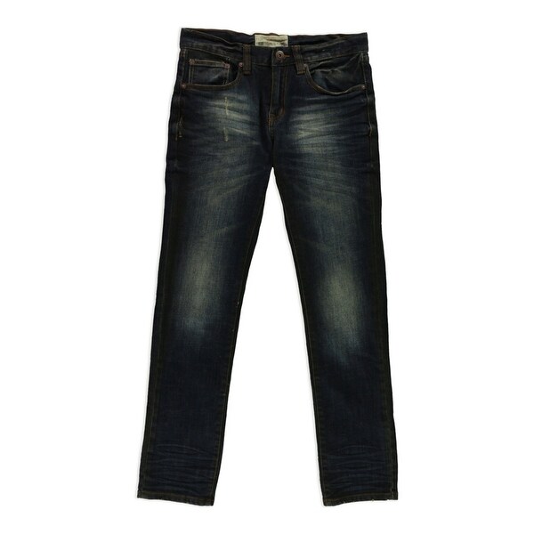 Ecko Unltd. Mens Boxer Wash Skinny Fit Jeans, Blue, 30W x 32L. Opens flyout.
