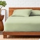 preview thumbnail 6 of 25, Bare Home Deep Pocket Fitted Sheet & Pillowcase Set, Hypoallergenic Split King - Sage