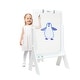 preview thumbnail 9 of 21, Peek A Boo Adjustable Height Art Easel Soft White