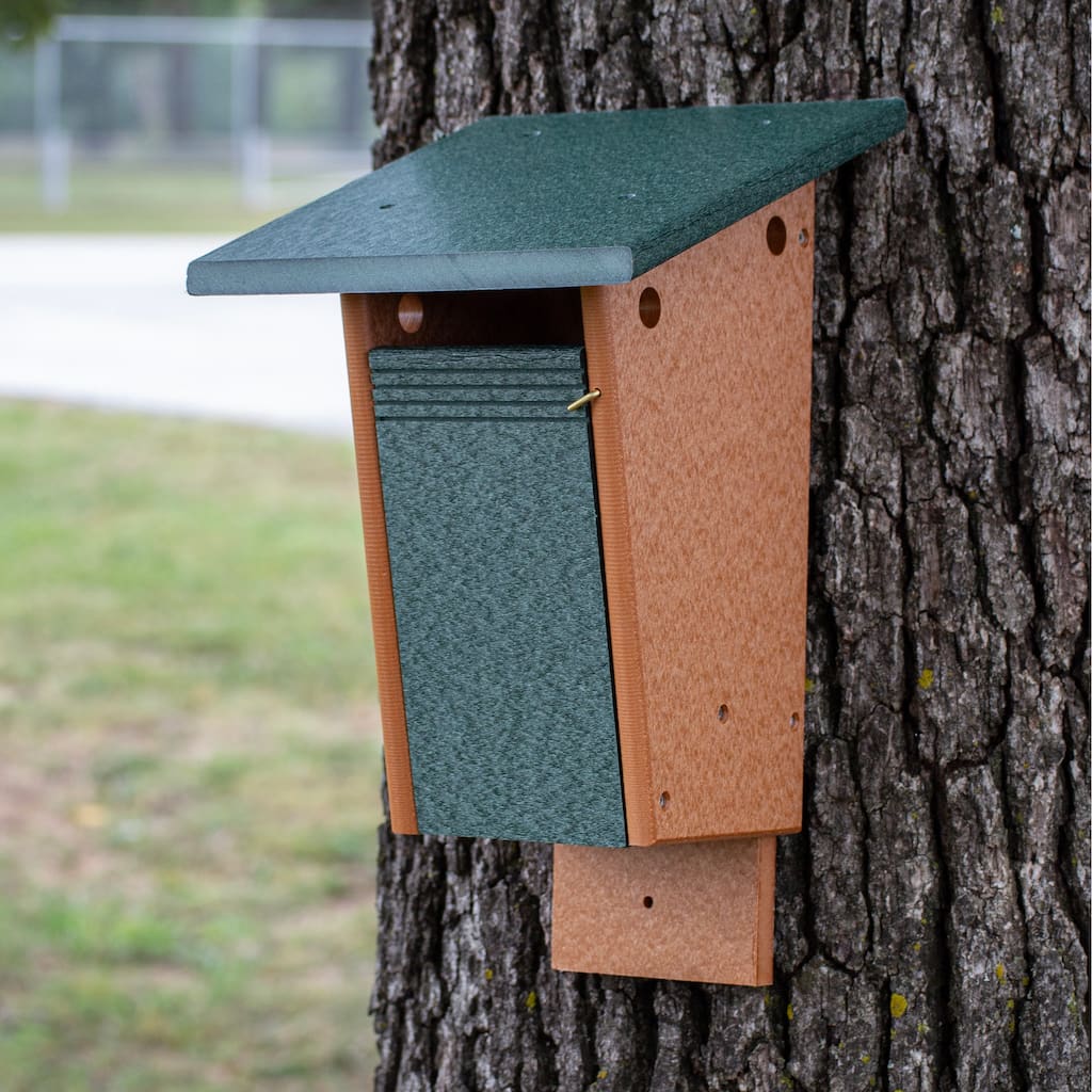 OUTDOOR LEISURE PRODUCTS Model GM22TGC Blue Bird House Made of High Density Poly Resin