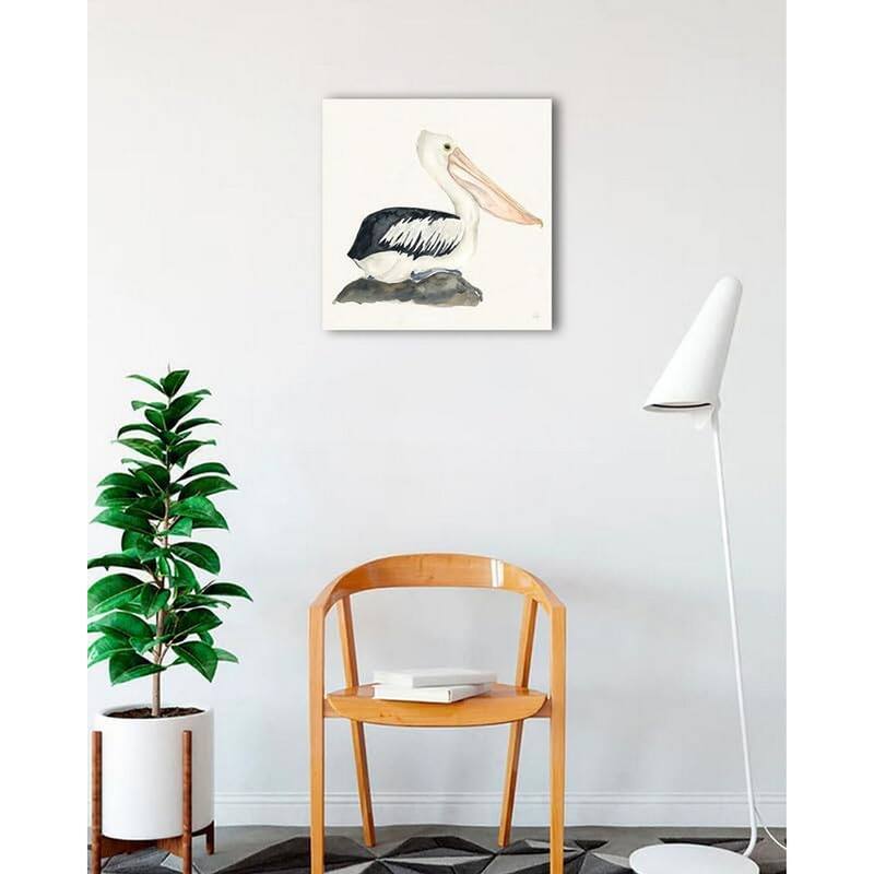 Tropical Fun Bird II Art Poster - Print On Demand - 24 x 24 Inch