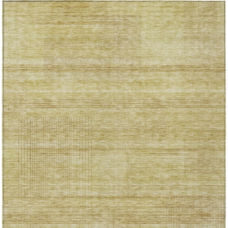 HomeRoots Striped Transitional Rectangle Outdoor Rug