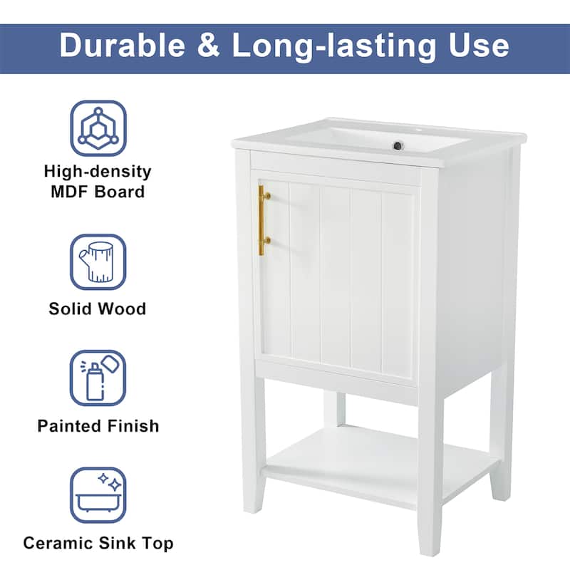 20" Bathroom Vanity with Sink