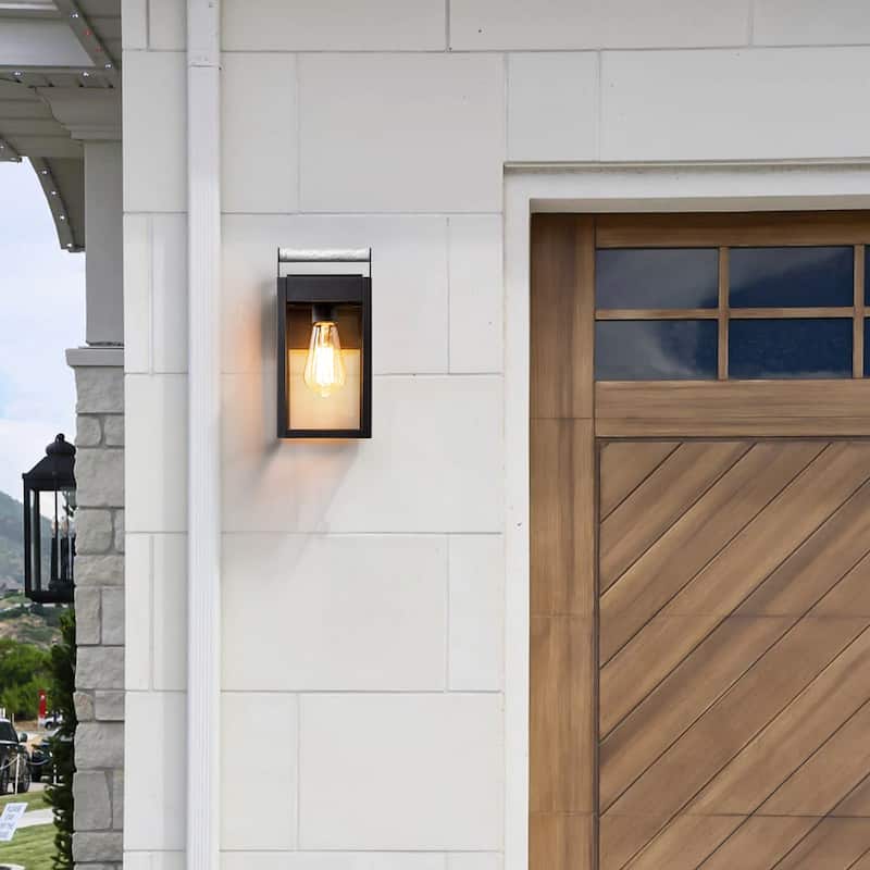 1-Light Modern Traditional Aluminum Waterproof Lantern Outdoor Wall Sconce/ Porch Light