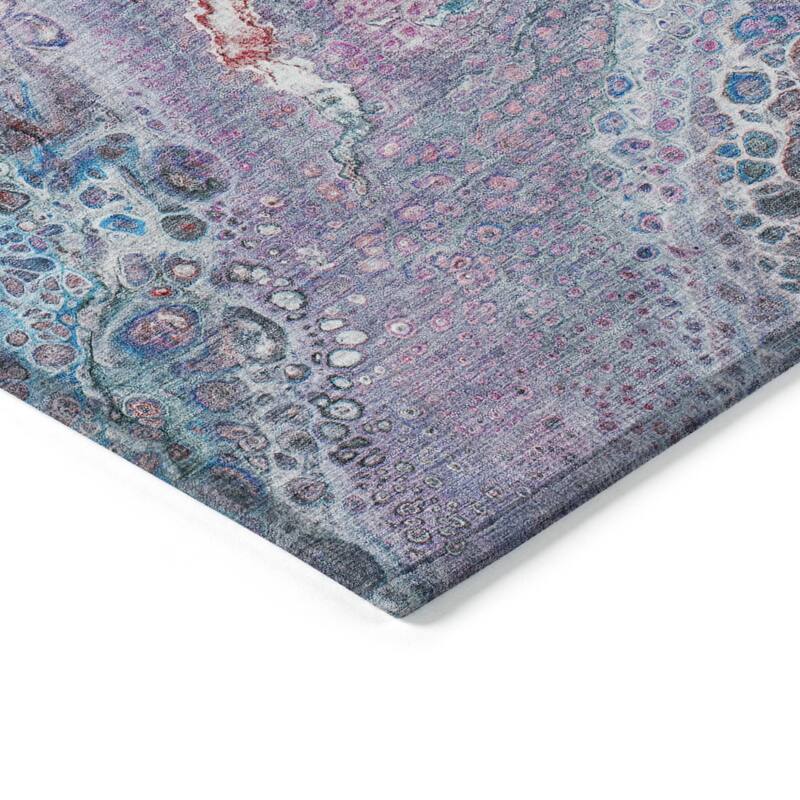 HomeRoots Abstract Contemporary Rectangle Outdoor Rug
