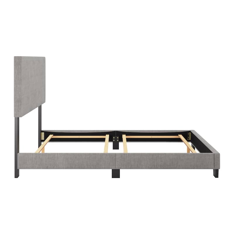 Celeste Modern Upholstered Bed, Box Spring Required