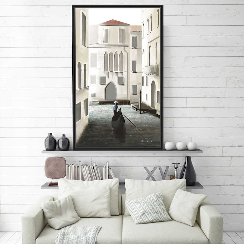 "Venice Moment" Print on Floating Canvas