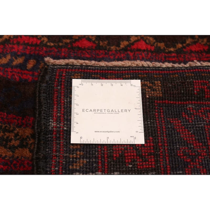 ECARPETGALLERY Hand-knotted Teimani Red Wool Rug - 9'5 x 13'0