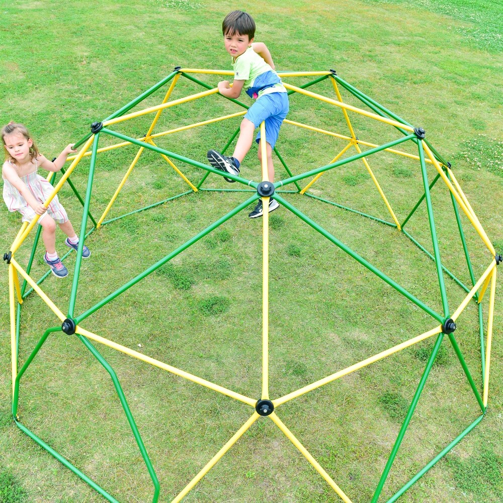 Geometric Kids Climbing Dome Tower Jungle Gym Play Center Blue