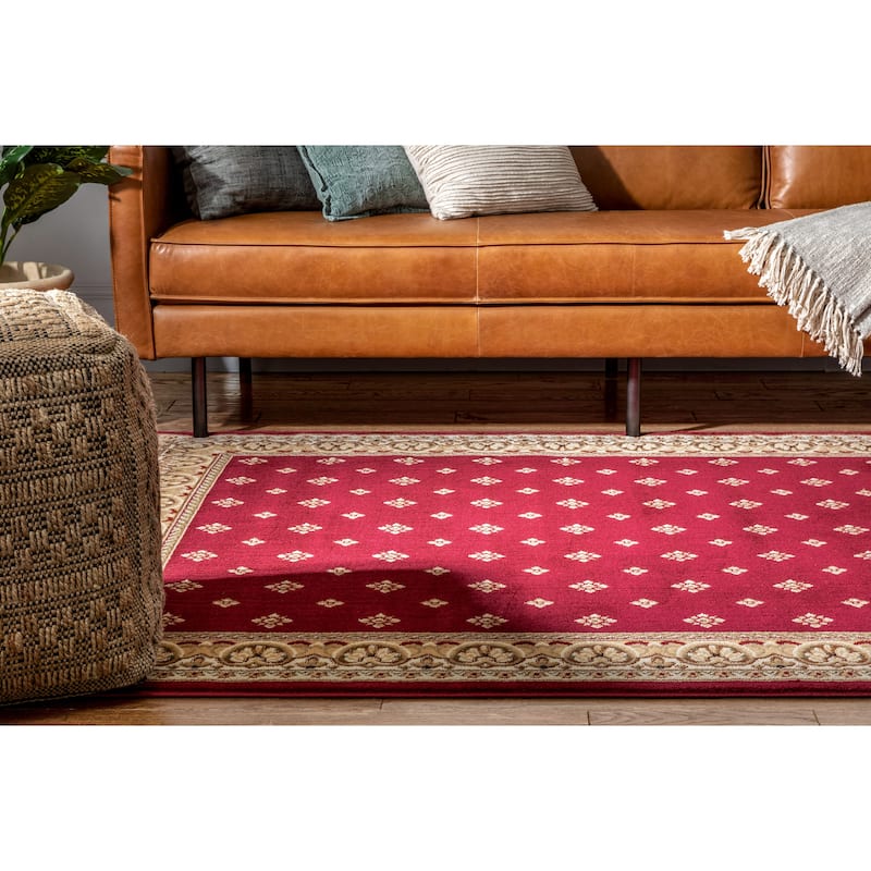 Well Woven Barclay Hudson Terrace Fleur De Lis Traditional Area Rug