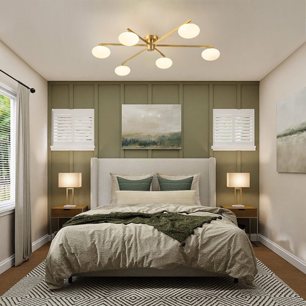Mid-century-Modern-6-Light-
