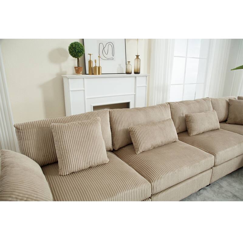 Oversized Modular Sectional Sofa Couch Set,L-shaped Sofa Sectional