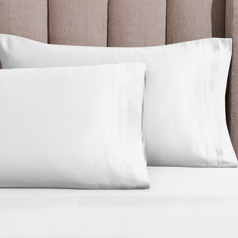 Superior Egyptian Cotton 1500 Thread Count Pillowcase - (Set of 2) - Standard - White