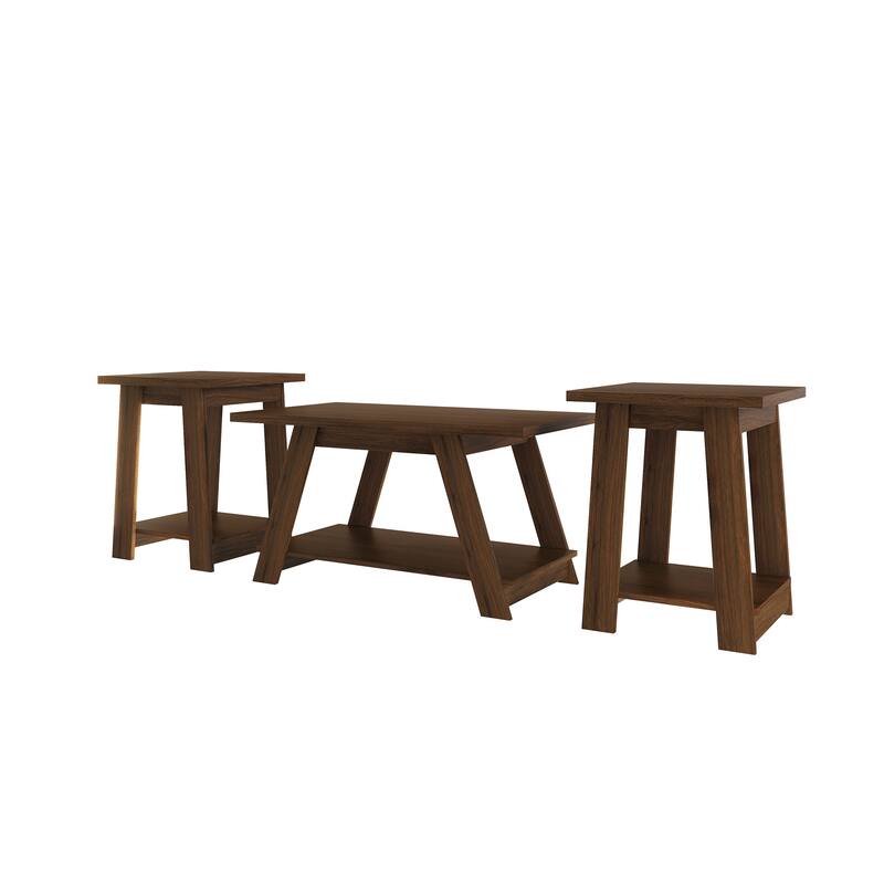 CraftPorch 3-Pieces Coffee Table Set