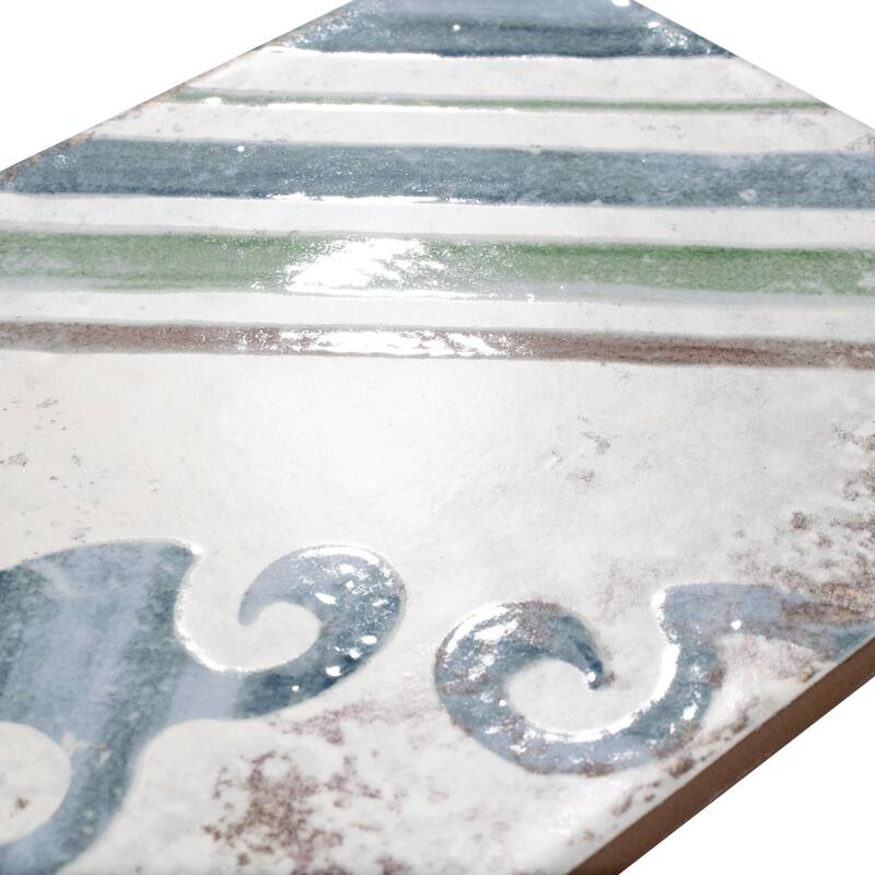 Merola Tile Atelie Apollini 5-7/8" x 11-7/8" Ceramic Wall Tile