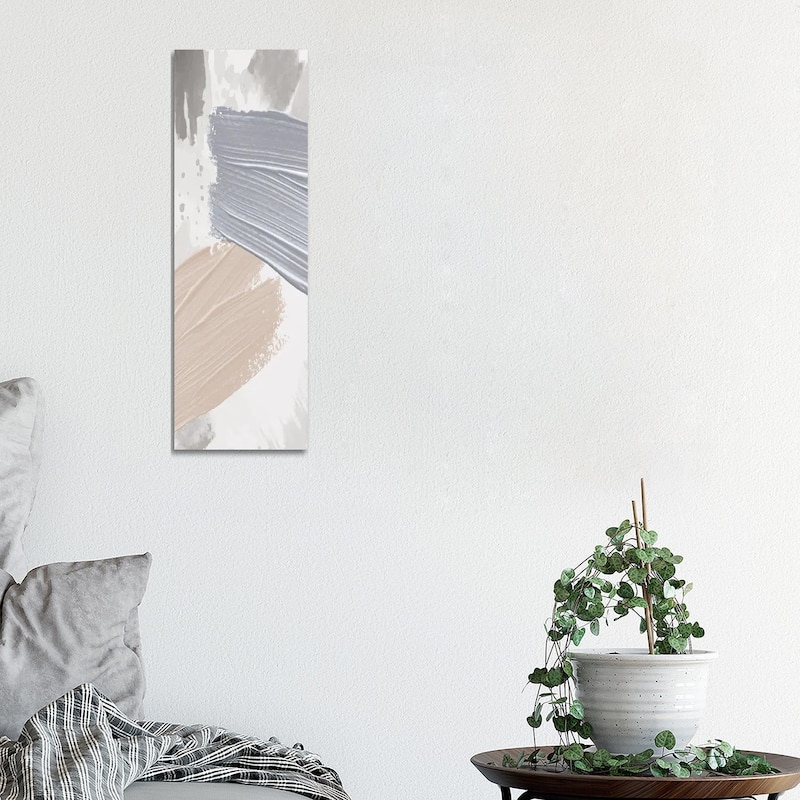 iCanvas "Strokes I" by Kimberly Allen Canvas Print - 36x12x1.5