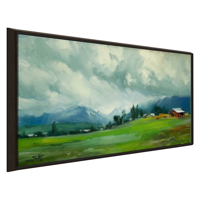 "Wallowa Valley" Print on Floating Canvas