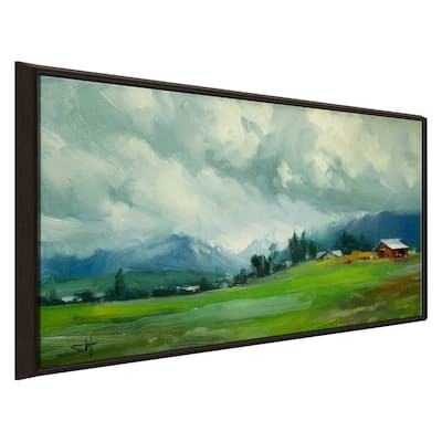 "Wallowa Valley" Print on Floating Canvas